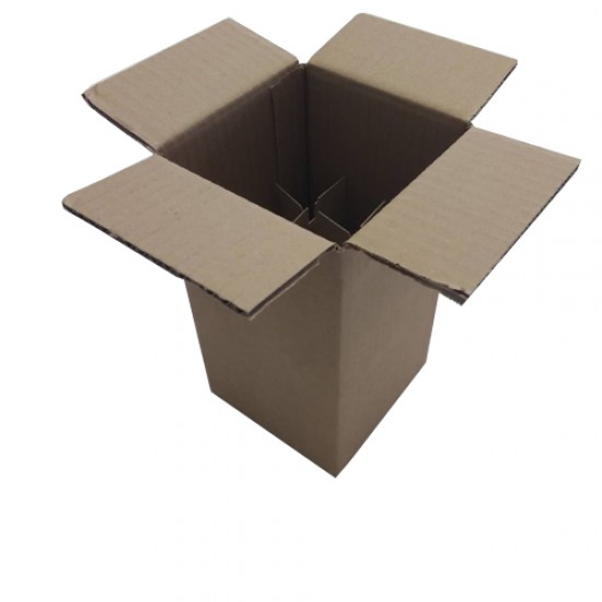 Χαρτοκιβώτια 3Φ 12x12x21 καφέ