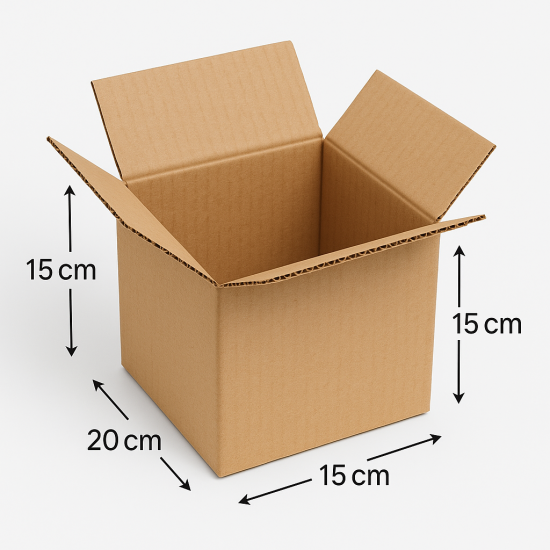 Χαρτοκιβώτιο 3Φ 20x15x15
