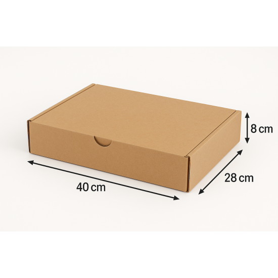 Χαρτοκιβώτιο 40x28x8 DIE CUT (πρέσας)