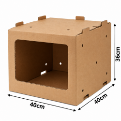 Έξυπνο Χαρτοράφι για Αποθήκη 40x40x36cm