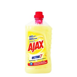 Υγρό δαπέδων & επιφανειών Ajax Ultra7 yellow lemon 1l