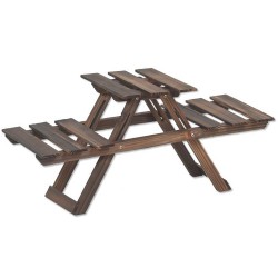 Διακοσμητικό κήπου ξύλινο 60x24x27