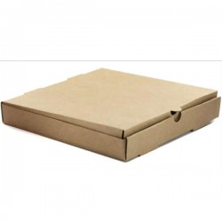 Τετράγωνο Κουτί αποστολών πίτσας 40x40x4 DIECUT πρέσσας 