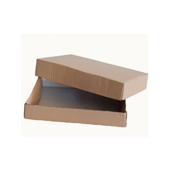 Χαρτοκιβώτιο 55x38x5 DIE CUT (πρέσας) βάση καπάκι καφέ Χαρτοκιβώτιο 55x38x5 DIE CUT (πρέσας) βάση καπάκι καφέ