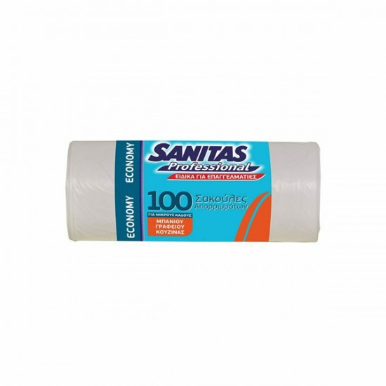 Σακούλα Λευκή 50x50 Sanitas Prof ECO 100 Τεμ.