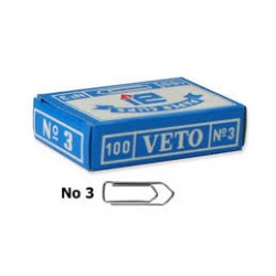 Συνδετήρες VETO No3 30mm 100 τεμ.