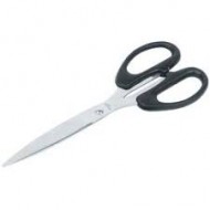 Ψαλίδι 15,5cm με πλαστική λαβή Black-Red