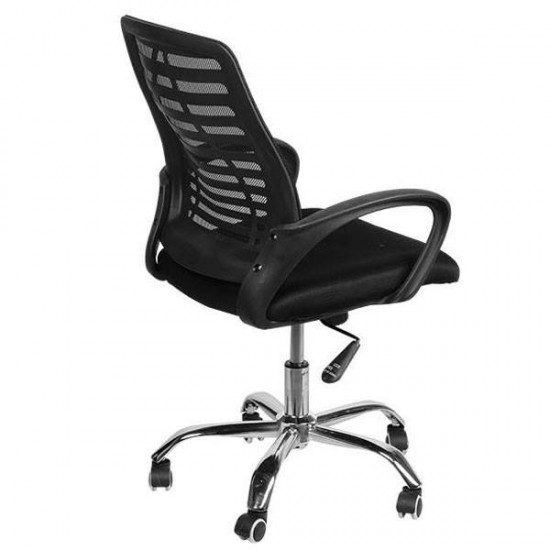 Πολυθρόνα Γραφείου Δίχτυ Μαύρη