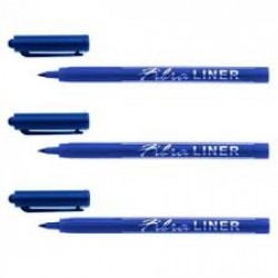 Μαρκαδόρος ψιλής γραφής μπλε