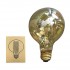 Λάμπα ντεκόρ EDISON vintage μπάλα G80 E27 40W 230V θερμός φωτισμός 180ο Φ80mm