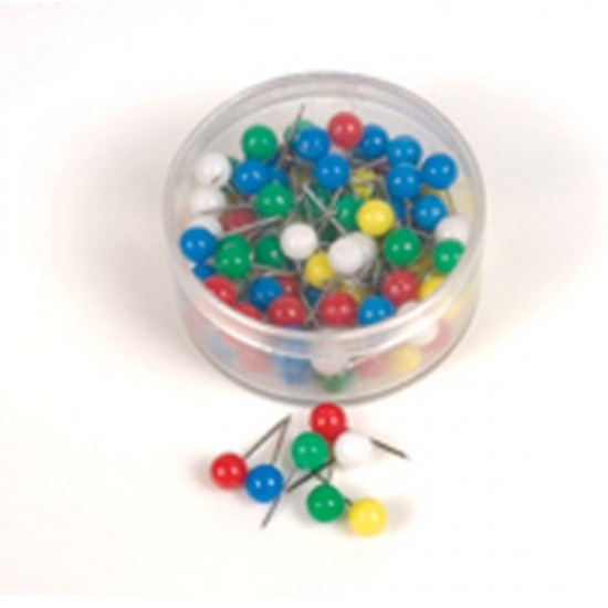 Πινέζες Πίνακος Στρογγυλές 100τεμαχίων