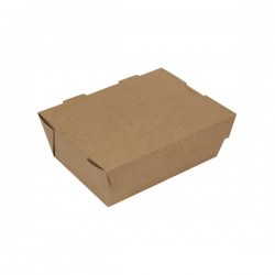 Kουτί Φαγητού καφέ 19,5x14x7,5 cm 20 τεμ.