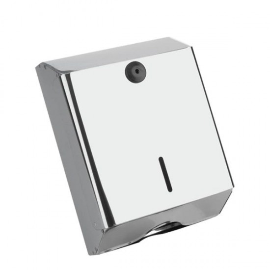 Χαρτοθήκη χειρομαντήλων ΙΝΟΧ 26x12x34 cm