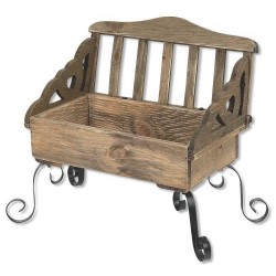 Διακοσμητικό κήπου ξύλινο 39x24x31,5