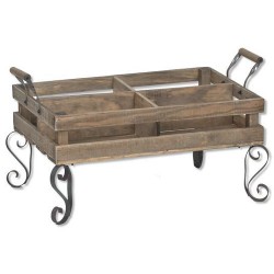 Διακοσμητικό κήπου ξύλινο 55x35x27