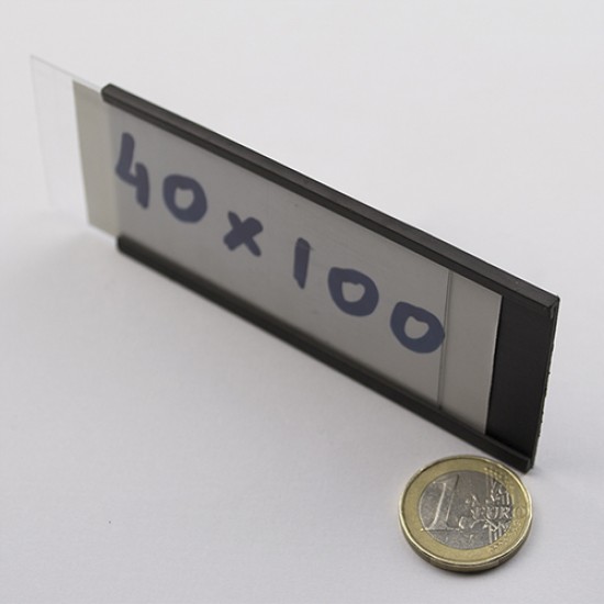 Μαγνητικό προφίλ ετικέτας PF 40x100 3mm Πάχος
