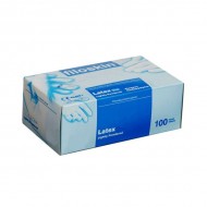 Γάντια λευκά latex filoskin με πούδρα large 100 τεμ