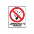 Πινακίδα ''απαγορεύεται το κάπνισμα'' 20x25 αυτ/λητη