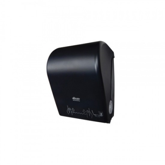 Αυτόματη επαγγελματική συσκευή Autocut χειροπετσέτας μαύρη