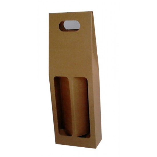 Χάρτινη καφέ τσάντα για φιάλες 250 ml Χάρτινη καφέ τσάντα για φιάλες 250 ml