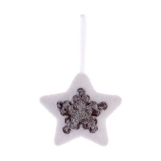 Κρεμαστό Αστέρι Χιόνισμενο 20 cm