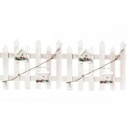 Ξύλινος Φράχτης με Φώς