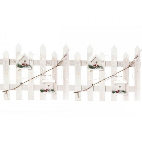 Ξύλινος Φράχτης με Φώς