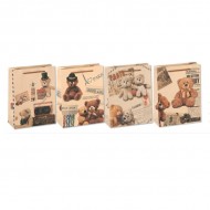 Τσάντες 18 x 23 x 8 Αρκουδάκια 4 Σχέδια 12τεμάχια