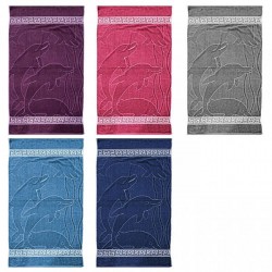 Πετσέτα Jacquard Διάφορα Χρώματα 75 x 150 cm  ~ 450 gr