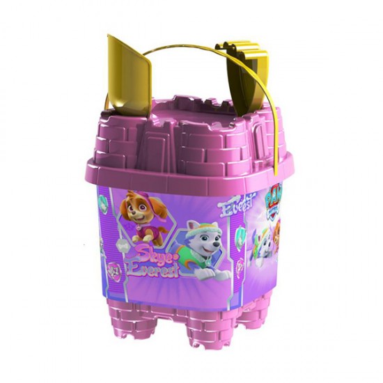 Κουβαδάκι κάστρο paw patrol ροζ σετ