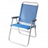 Πολυθρόνα Αλουμινίου Πτυσσόμενη Μπλε
