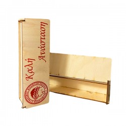 Ξύλινο κουτί Πάσχα Ολυμπιακός 42,5Χ6,5Χ5