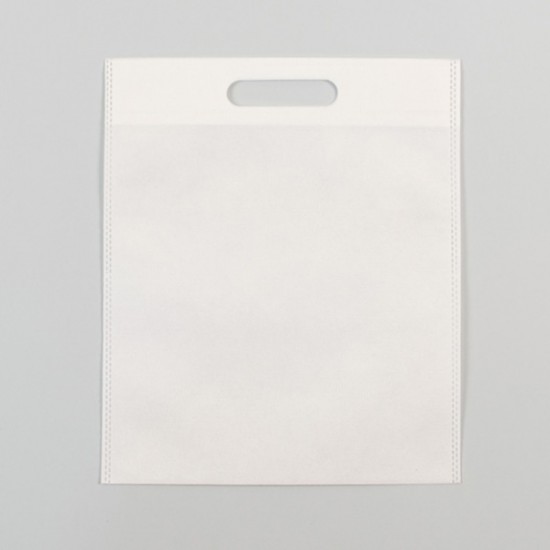 Τσάντες Άσπρες non woven 40x50 με χούφτα 25 Τεμάχια