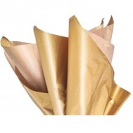 Χαρτί αφής χρυσό μεταλλικό 100φύλλα σετ 50x70