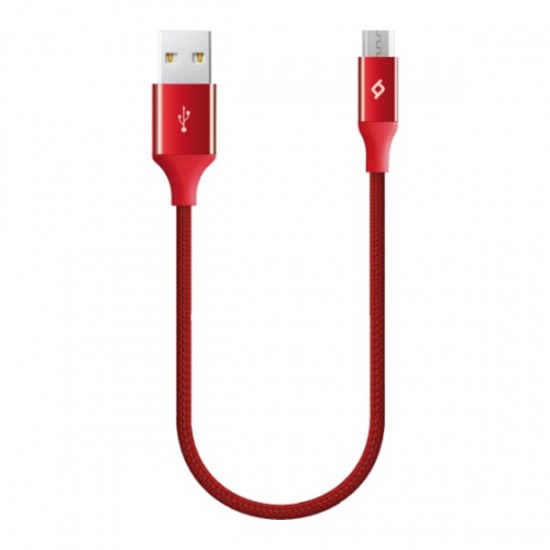 Καλώδιο Ttec AlumiCable Mini 30cm Lightning - Φόρτισης  Κόκκινο
